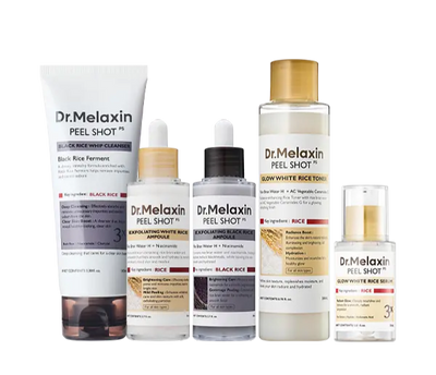 Celice Dr. Melaxin The Ultimate Exfoliating Glow Rice Routine Bundle