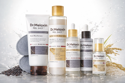 Celice Dr. Melaxin The Ultimate Exfoliating Glow Rice Routine Bundle